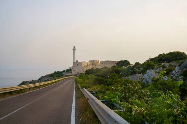 Küste Des Salento Provinz Lecce Apulien Italien Bei Santa Maria — Stockfoto