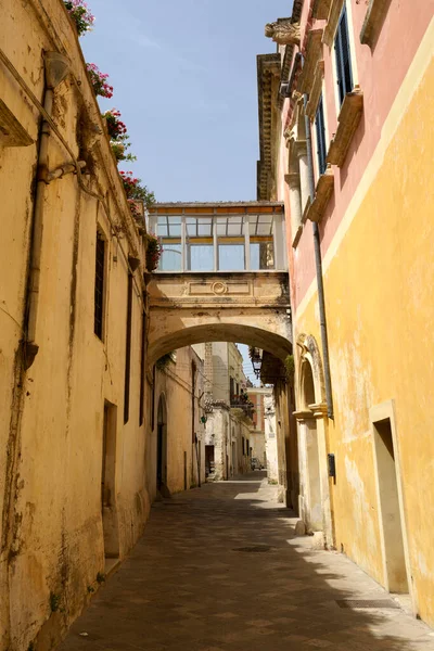 Nardo Ciudad Histórica Provincia Lecce Apulia Italia Calle Típica —  Fotos de Stock