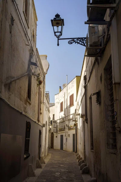 Copertino Città Storica Della Provincia Lecce Puglia Una Strada — Foto Stock