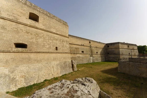 Copertino Historic City Lecce Province Apulia Italy Castle — Stock Photo, Image