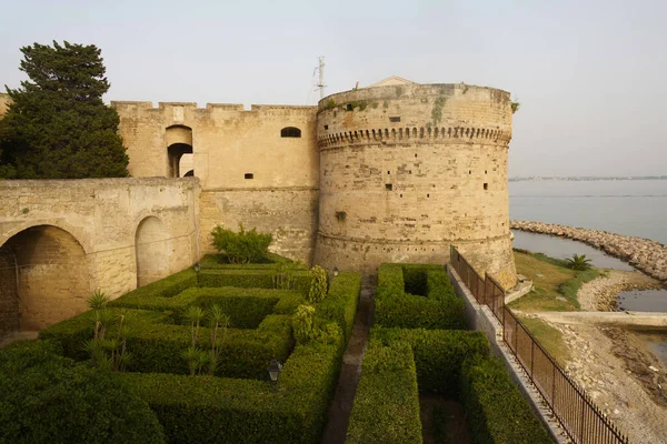 Taranto Apulia Italy View Castle Sea Evening — Stock Photo, Image