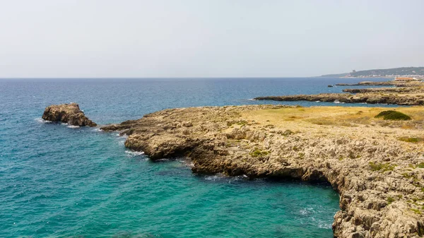 Pobřeží Salenta Provincie Lecce Apulia Itálie Gallipoli Létě — Stock fotografie