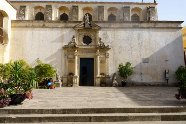 Copertino Cidade Histórica Província Lecce Apúlia Itália Exterior Igreja Madonna — Fotografia de Stock