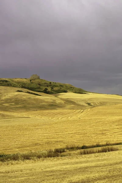 Country Landscape Basilicata Road Gravina Puglia Melfi Potenza Province Italy — Stock Photo, Image