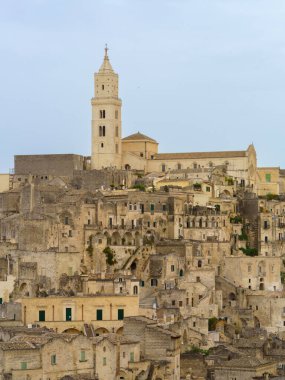 Matera, İtalya, Basilicata 'daki tarihi şehir, Unesco Dünya Mirası Bölgesi