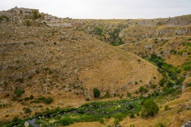 Matera, İtalya, Basilicata 'daki tarihi şehir, Unesco Dünya Mirası Bölgesi