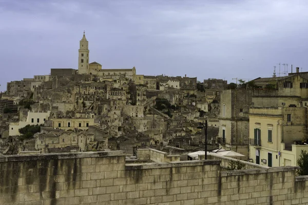 Matera Ιστορική Πόλη Basilicata Ιταλία Μνημείο Παγκόσμιας Κληρονομιάς Unesco — Φωτογραφία Αρχείου