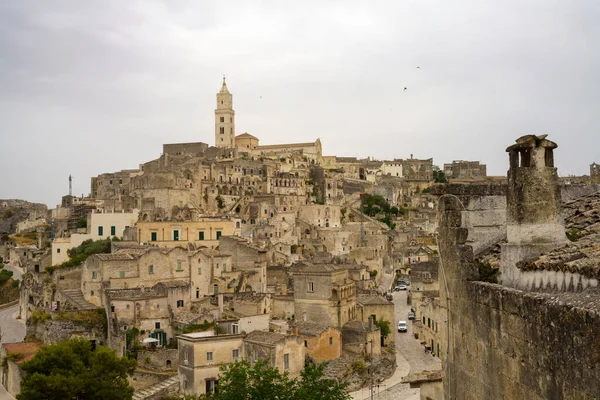 Matera Ville Historique Basilicate Italie Patrimoine Mondial Unesco — Photo