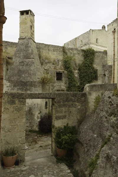 Matera Cidade Histórica Basilicata Itália Patrimônio Mundial Unesco — Fotografia de Stock