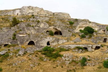 Matera, İtalya, Basilicata 'daki tarihi şehir, Unesco Dünya Mirası Bölgesi