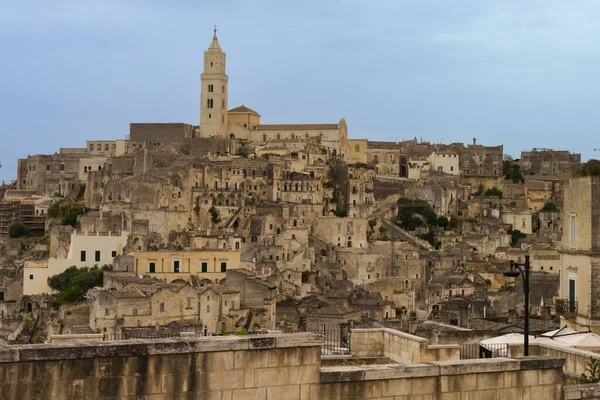 Matera Ciudad Histórica Basilicata Italia Patrimonio Humanidad Unesco — Foto de Stock