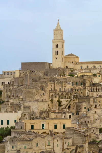Matera Történelmi Város Basilicata Olaszország Unesco Világörökség Része — Stock Fotó