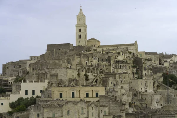 意大利Basilicata历史名城Matera Unesco世界遗产 — 图库照片