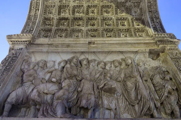 Benevento Kampanien Italien Der Römische Arco Traiano Historisches Monument Mit — Stockfoto