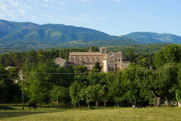 カサマリ修道院の眺め フロジノーネ県 ラツィオ イタリア — ストック写真