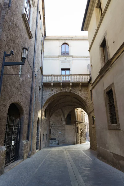 Rieti Lazio Italia Edifici Storici Vicino Alla Piazza Del Duomo — Foto Stock