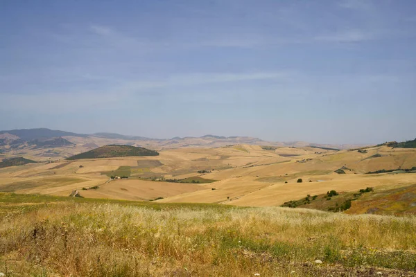 Landschaft Kampanien Der Nähe Von Monteverde Und Lakedonien Provinz Avellino — Stockfoto