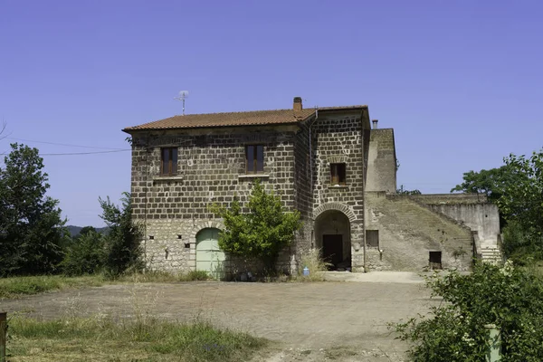 意大利坎帕尼亚贝内文托省Telese Terme附近的古老的典型乡村住宅 — 图库照片