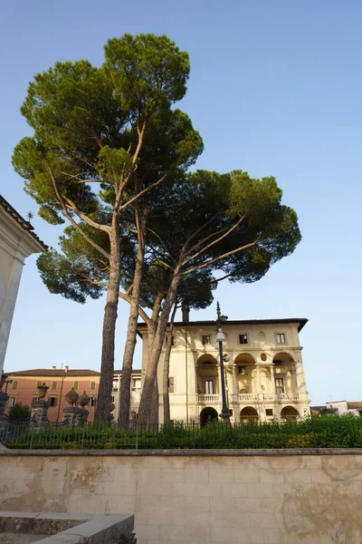 Rieti Lazio Italy Historic Buildings Cathedral Square — Stock Photo, Image