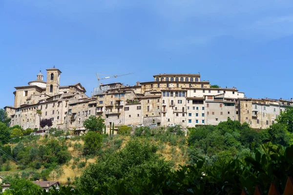 View Contigliano Παλιά Πόλη Στην Επαρχία Rieti Lazio Ιταλία — Φωτογραφία Αρχείου