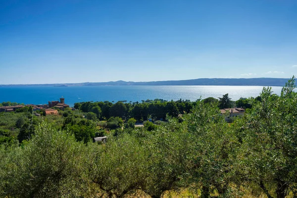 Αγροτικό Τοπίο Κοντά Στο Civita Bagnoregio Επαρχία Viterbo Λάτσιο Ιταλία — Φωτογραφία Αρχείου