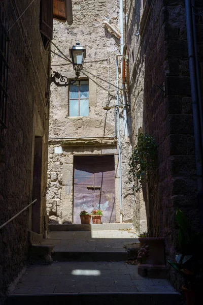 Bomarzo Vila Medieval Província Viterbo Lazio Itália — Fotografia de Stock