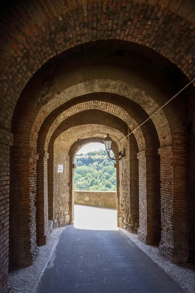 Bomarzo Μεσαιωνικό Χωριό Στην Επαρχία Viterbo Λάτσιο Ιταλία — Φωτογραφία Αρχείου