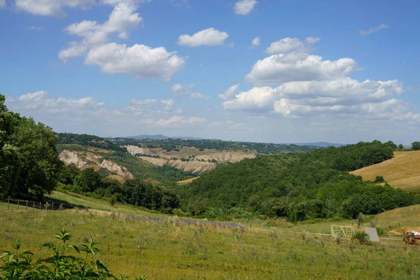 Country Landscape Civita Bagnoregio Viterbo Province Lazio Italy Summer — Stock Photo, Image