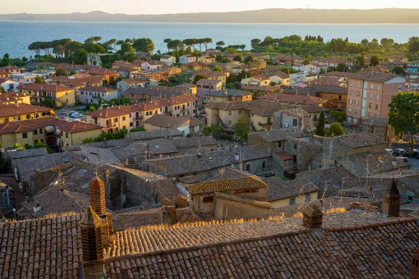 Bolsena Średniowieczne Miasto Prowincji Viterbo Lacjum Włochy — Zdjęcie stockowe