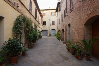 Buonconvento, İtalya, Toskana 'nın Siena eyaletindeki ortaçağ kasabası.