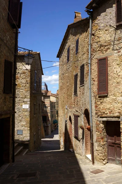カスティグリオーネ シエナ県の中世の町 トスカーナ州 イタリア — ストック写真