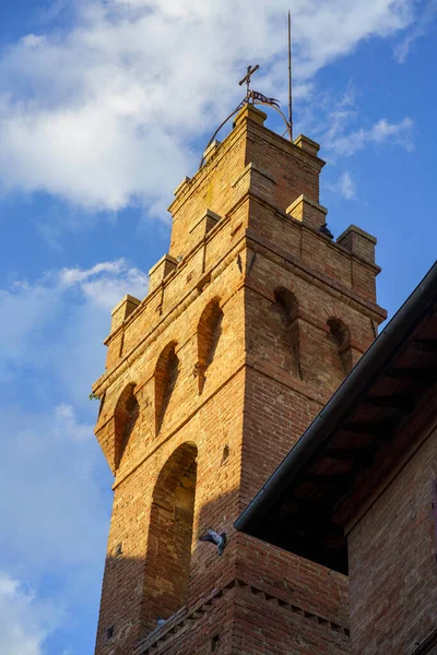 Buonconvento Cidade Medieval Província Siena Toscana Itália — Fotografia de Stock
