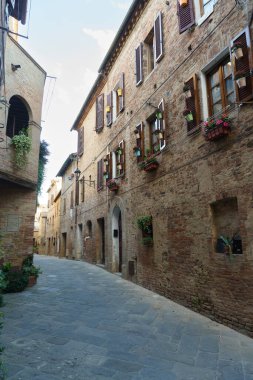 Buonconvento, İtalya, Toskana 'nın Siena eyaletindeki ortaçağ kasabası.