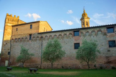 Buonconvento, İtalya, Toskana 'nın Siena eyaletindeki ortaçağ kasabası.