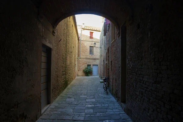 Buonconvento Medeltida Stad Sienaprovinsen Toscana Italien — Stockfoto