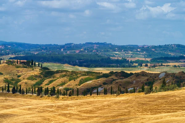 Rural Landscape Val Orcia Tuscany Italy Summer — Stock Photo, Image
