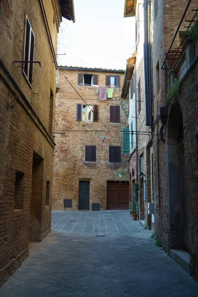 Buonconvento Średniowieczne Miasto Prowincji Siena Toskania Włochy — Zdjęcie stockowe