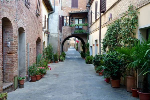 Buonconvento Città Medievale Provincia Siena Toscana Italia — Foto Stock