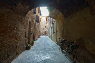 Buonconvento, İtalya, Toskana 'nın Siena eyaletindeki ortaçağ kasabası.