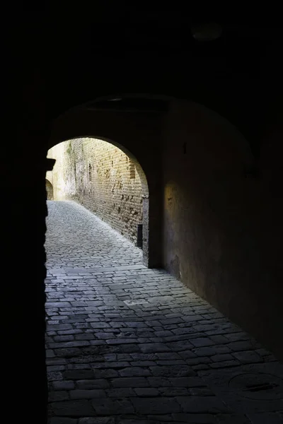 Buonconvento Cidade Medieval Província Siena Toscana Itália — Fotografia de Stock