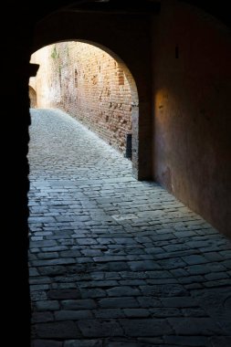 Buonconvento, İtalya, Toskana 'nın Siena eyaletindeki ortaçağ kasabası.