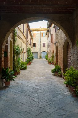 Buonconvento, İtalya, Toskana 'nın Siena eyaletindeki ortaçağ kasabası.