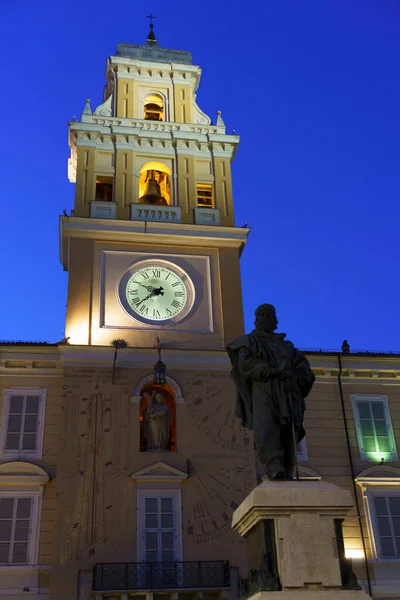 Edifícios Antigos Parma Emília Romanha Itália Noite — Fotografia de Stock