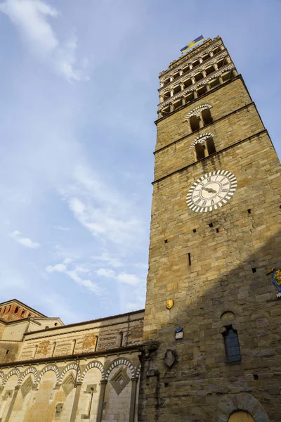 Exterior Catedral Histórica Pistoia Toscana Italia —  Fotos de Stock