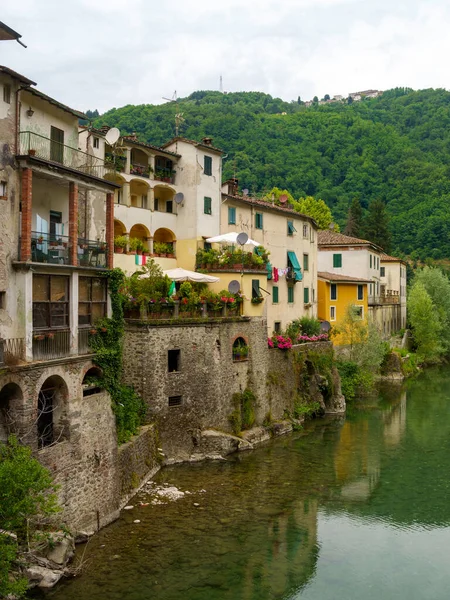 Vue Bagni Lucca Dans Province Lucques Toscane Italie Été — Photo