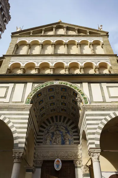 Exteriér Historické Katedrály Pistoii Toskánsko Itálie — Stock fotografie