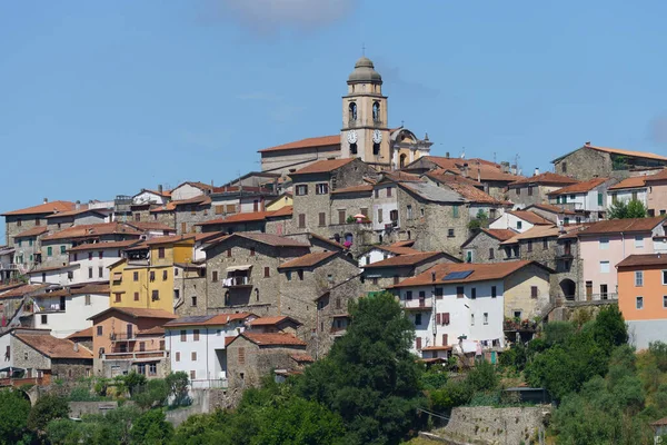 Άποψη Του Gassano Παλιά Πόλη Στην Lunigiana Επαρχία Massa Carrara — Φωτογραφία Αρχείου