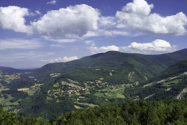 Summer Landscape Road Passo Della Cisa Appennino Italy Parma Province — Stock Photo, Image