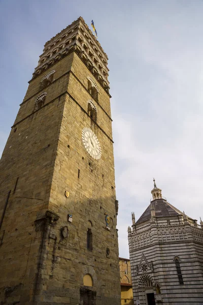 Exterior Catedral Histórica Pistoia Toscana Itália — Fotografia de Stock