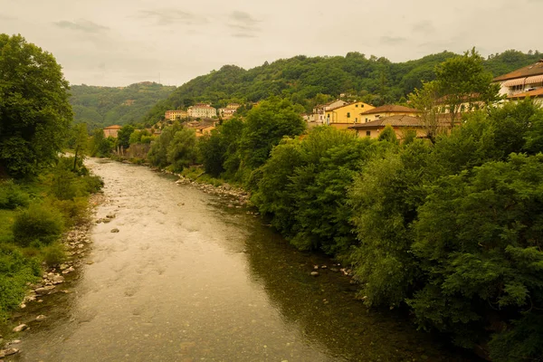 Veduta Bagni Lucca Provincia Lucca Toscana Italia Estate — Foto Stock